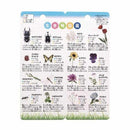 Kutsuwa school children's glasses 45mm (blue) 1 piece