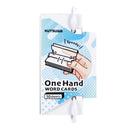 One hand word card large blue 1 piece