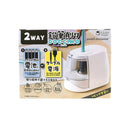 クツワ ミラガク電動鉛筆削りドッチモ ホワイト 238g