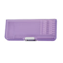 クツワ MG筆入 ピッタントンクリア パープル