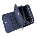 クツワ  2つ折りホックウォレット ネイビー 112g