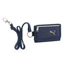 クツワ  3つ折りマルチウォレット ネイビー 72g