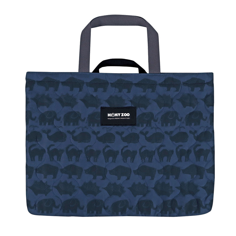 クツワ HI！MY ZOO レッスンバッグ ネイビー 102g