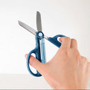 クツワ STAD キャップ一体こどもハサミ ネイビー 59g