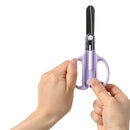 クツワ STAD キャップ一体こどもハサミ パープル 59g