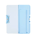 クツワ MG筆入 オートロック筆入 ライトブルー