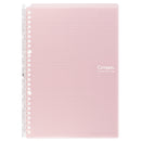 コクヨ キャンパスバインダー（スマートリング）PP表紙 B5縦 26穴 薄ピンク 1冊