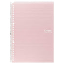 コクヨ キャンパスバインダー（スマートリング）PP表紙 B5縦 26穴 薄ピンク 1冊