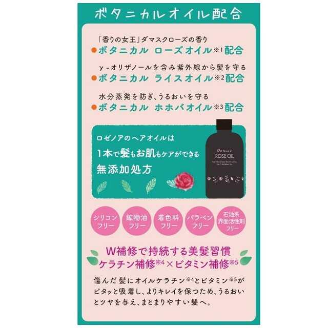 Kurobara Honpo Rose Noa Rose Oil 60ml