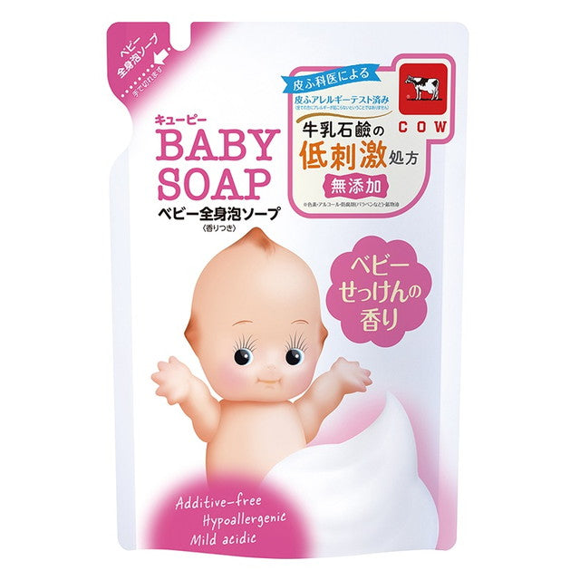 Milk Soap Kewpie Whole Body Baby Soap 香皂泡沫型补充装 350ml *