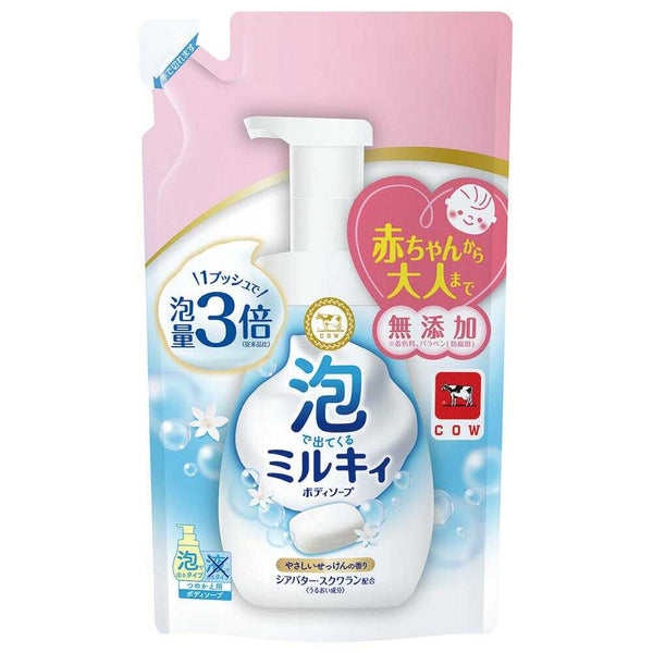 泡で出てくる ミルキィボディソープ やさしいせっけんの香り つめかえ用 450ml