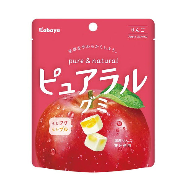 ◆Kabaya Pure Ral 苹果软糖 58G