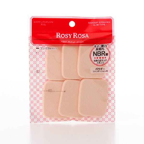 Rosie Rosa Makeup Sponge N Slim 6P