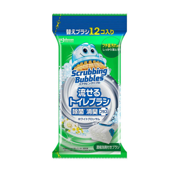 ジョンソン NSB流せるトイレブラシ除菌消臭WB替え 替え12個