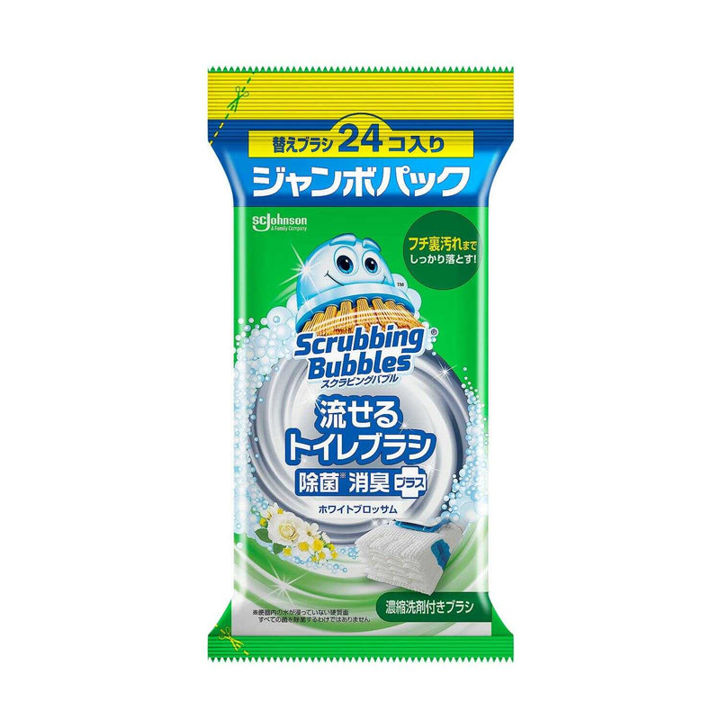 ジョンソン NSB流せるトイレブラシ除菌消臭WB替JP 替え24個