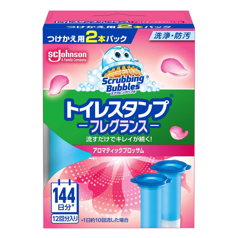 ジョンソン スクラビングバブル トイレスタンプ アロマティックブロッサム つけ替え 12回分（38g×2個入）