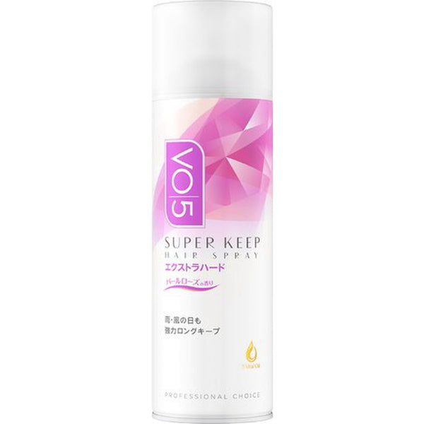 VO5 Super Keep Hair Spray &lt;Extra Hard&gt; 珍珠玫瑰香 330g *