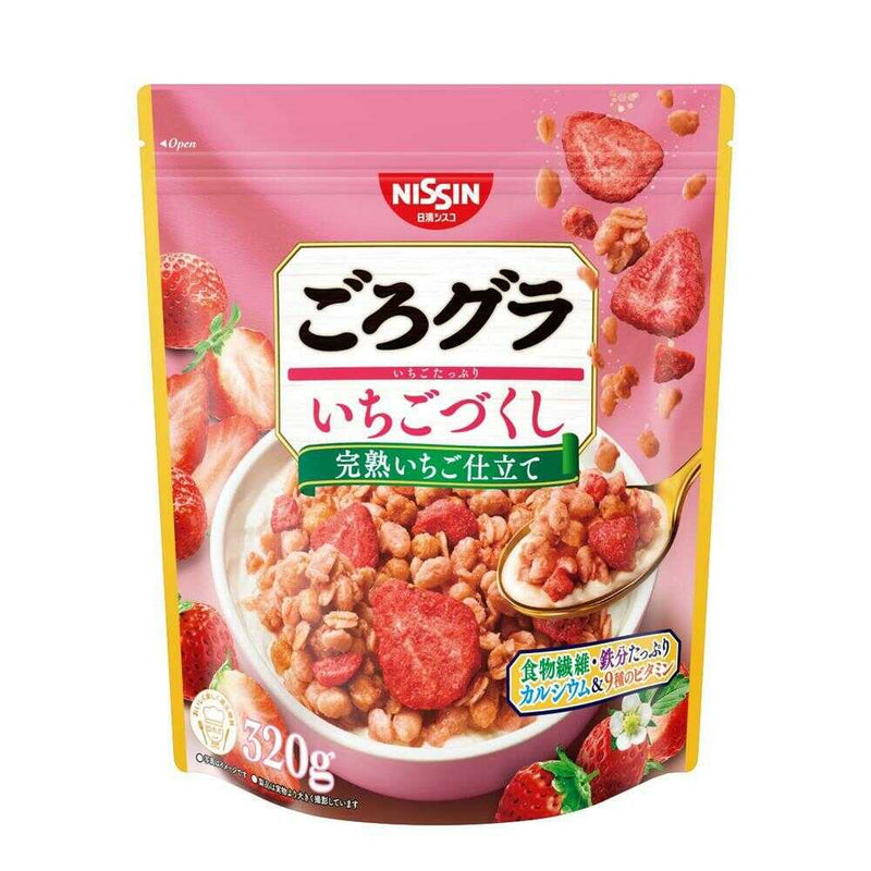 ◆【機能性表示食品】日清シスコ ごろグラ いちごづくし 320g