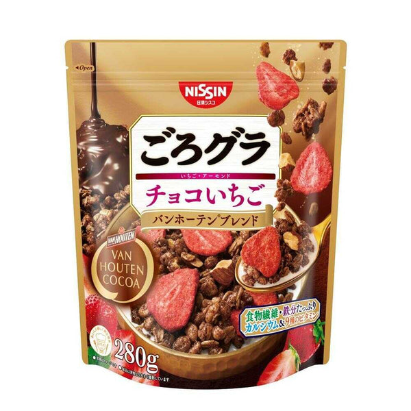 ◆【機能性表示食品】日清シスコ ごろグラ チョコいちご バンホーテンブレンド 280g