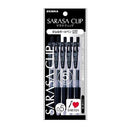Zebra Sarasa Clip 0.5 Black 5 pieces