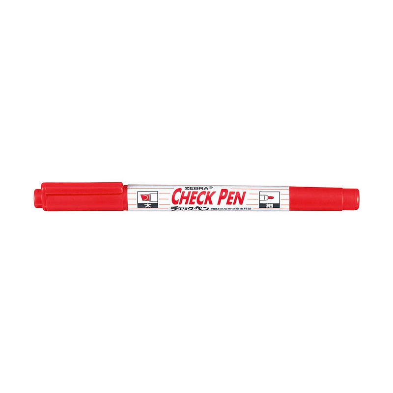 Zebra Check Pen 2 Red