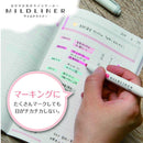 Zebra Mild Liner Slightly Fluorescent Color Set of 5 Colors Set of 5 Colors