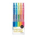 Zebra Sarasa Clip 0.5 5 color set 5 color set