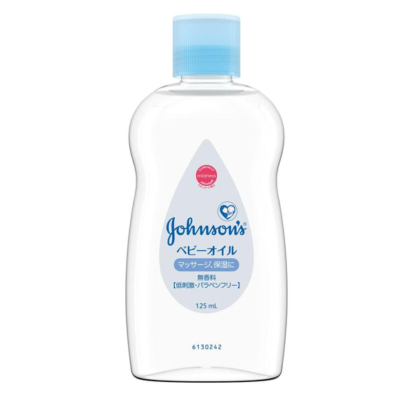 Johnson baby oil unscented 125ml