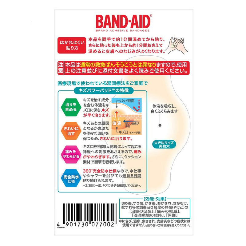 [Managed medical equipment] Band-Aid wound power pad large 12 pieces