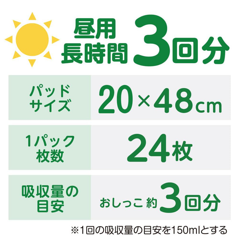 アクティ尿とりパッド昼用・長時間3回分吸収24枚