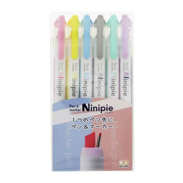 サンスター文具 Ninipie（ニニピー） 6本セット