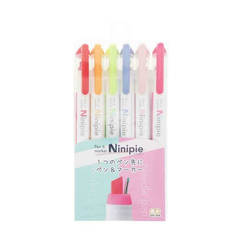 サンスター文具 Ninipie（ニニピー） 6本セット