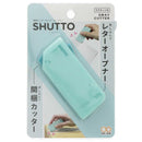 サンスター文具 開梱カッター＆レターオープナー SHUTTO（シュット） ミントグリーン 1個