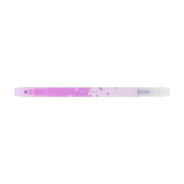 サンスター文具 四角マーカー dot e pen（ドット・エ・ペン） バイオレット 1本