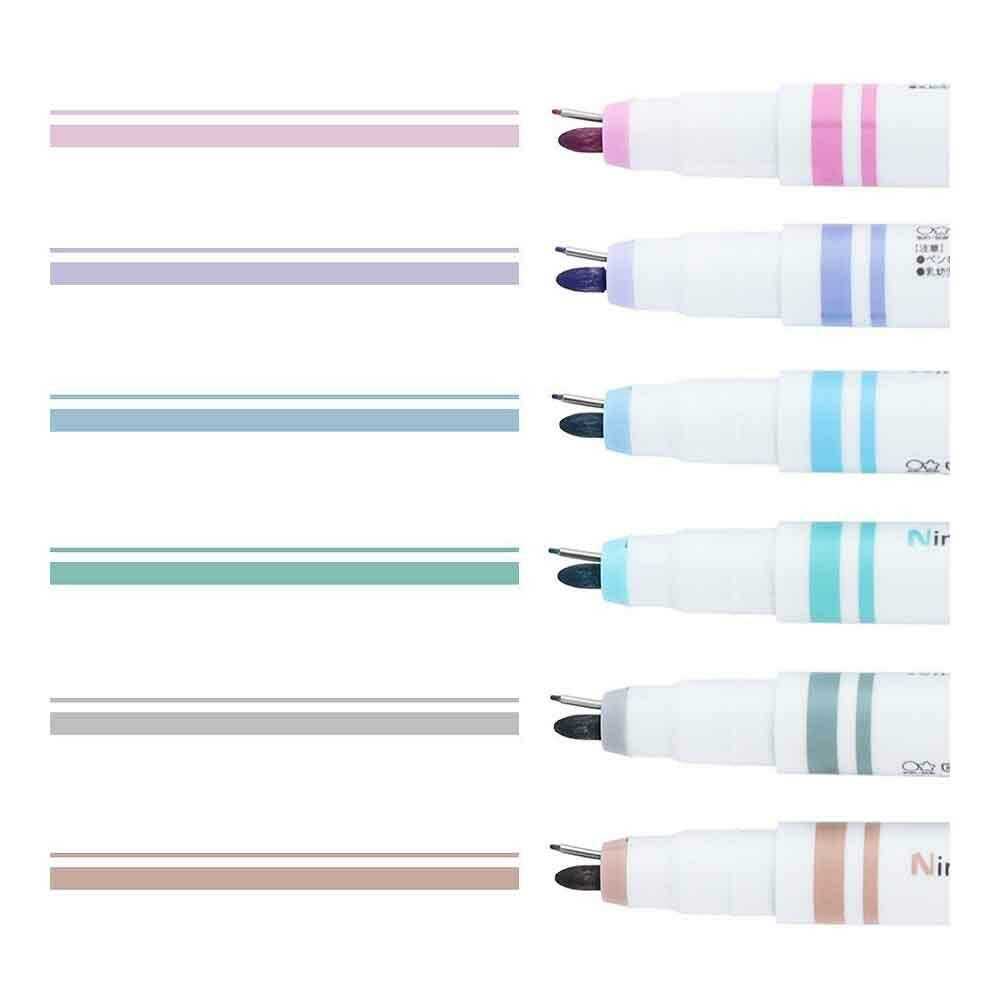 サンスター文具 Ninipie deco（ニニピーデコ） 6本セット