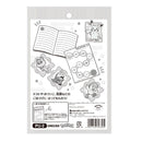 Showa Note Pokemon Step Up Stickers Well Made 40 Sheets (20 Sheets x 2 Sheets)