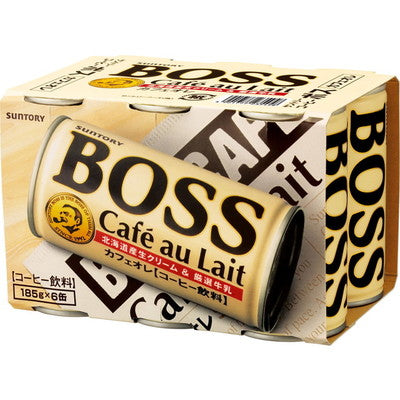 ◆ 三得利 Boss Cafe au lait 185GX6