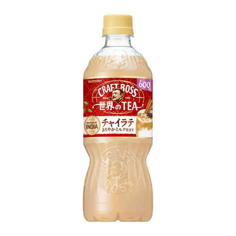 ◇サントリー クラフトボス 世界のTEA チャイラテ 600ml