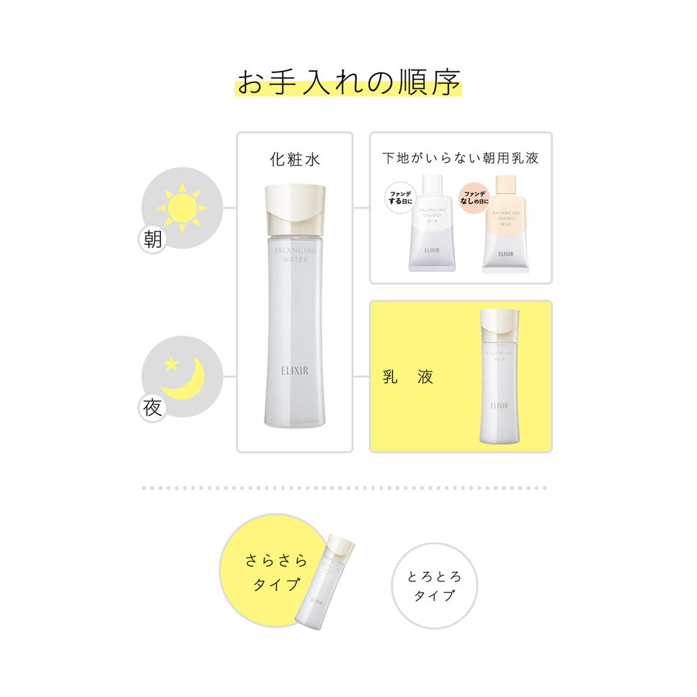 ELIXIR BALANCING MILK 4本セット Amazon | ELIXIR(エリクシール) エリクシール ルフレ