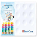 プチカラー水筆入り48色セット　NCW-48H 【直送品】 返品・キャンセル・他商品と同時購入は不可