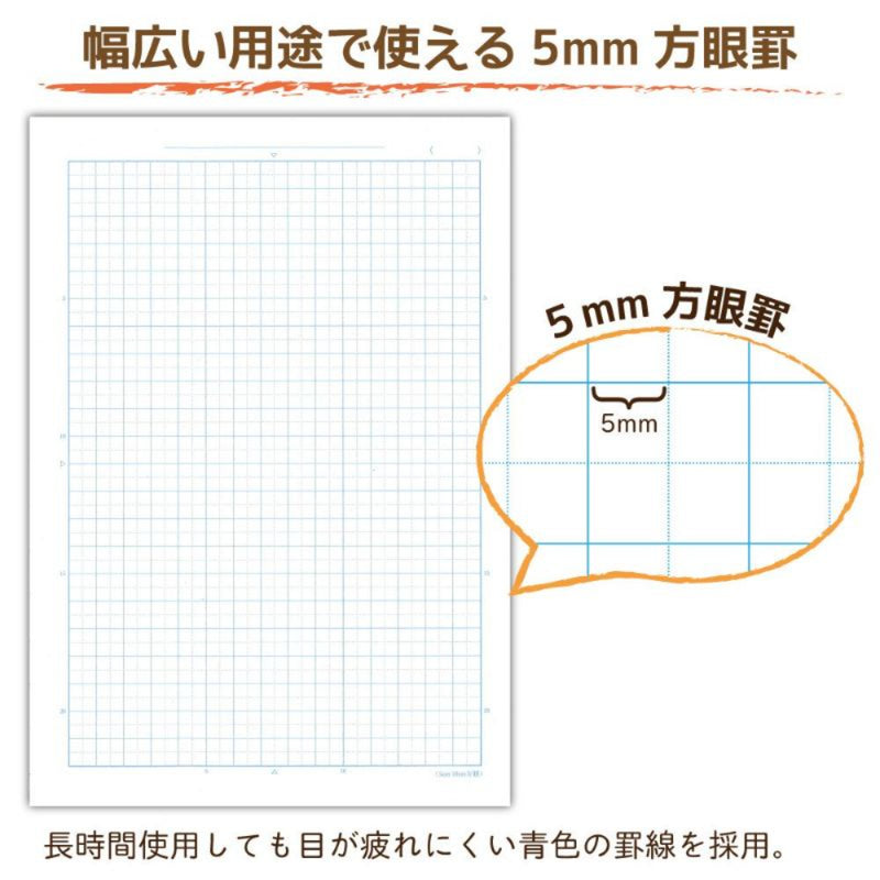 学習帳 算数方眼罫5ミリ