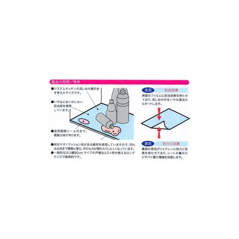 防虫流し台シートロング