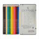 トンボ鉛筆 缶入色鉛筆NQ 12色 1セット