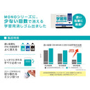トンボ鉛筆 ippo! きれいに消えるかきかた鉛筆M 消しゴム付 鉛筆6本、消しゴム1個