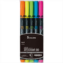 トンボ鉛筆 蛍光マーカー 蛍COAT80 5C 5色 各1本