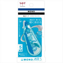 トンボ鉛筆 モノエアー 修正テープ 使い切り 5mm幅 ブルー 1個