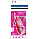 トンボ鉛筆 モノエアー 修正テープ 使い切り 6mm幅 ピンク 1個