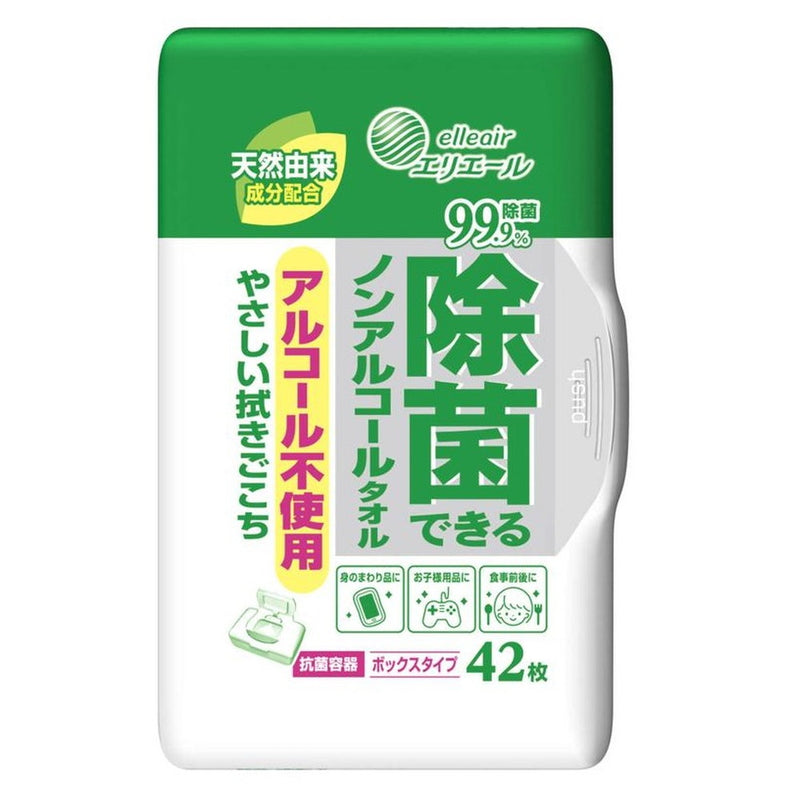 大王製紙 除菌できるノンアルコールタオル ボックス本体 42枚