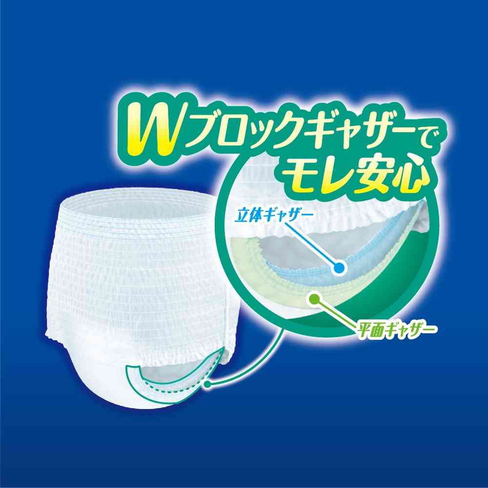 大王製紙 アテント夜1枚安心パンツはき心地すっきり男女共用L 18枚