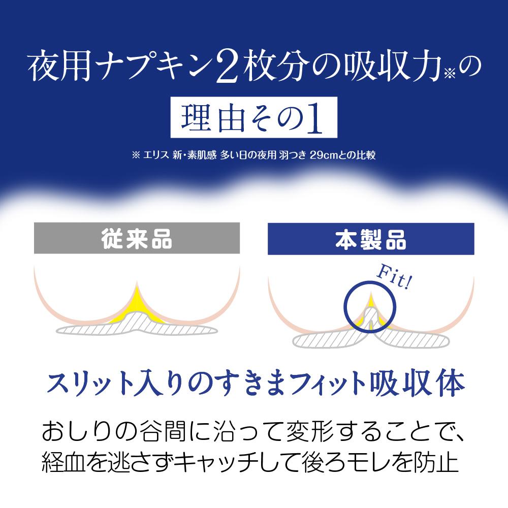 大王製紙 エリス 朝まで超安心330 羽つき 14枚